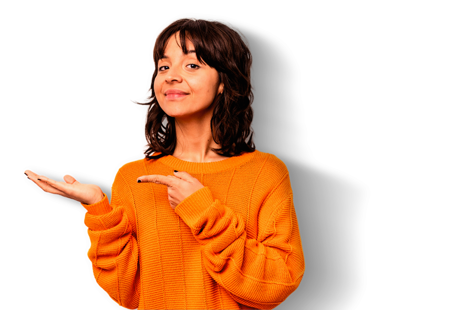 Consultora Hapvida apresentando simulação