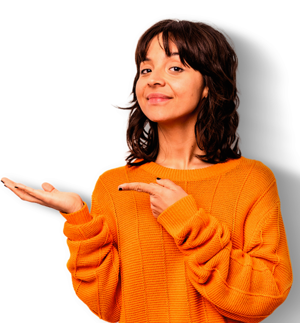 Consultora Hapvida apresentando simulação